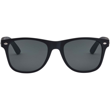 Logo trade advertising products image of: Arlo bamboo sunglasses with black coating