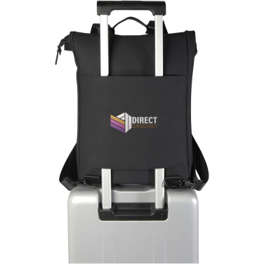 Logotrade promotional merchandise picture of: Turner 15.6" GRS recycled roll-top laptop backpack 12L