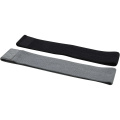 Grip 2-piece resistance band set, Solid black / Grey