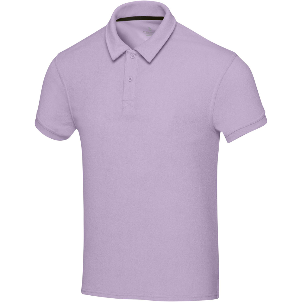 Logo trade corporate gifts picture of: Akoya recycled terry unisex polo