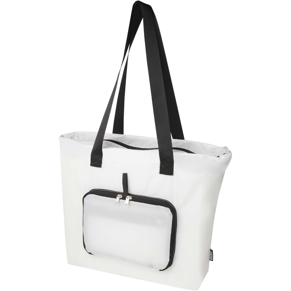 Logo trade business gift photo of: EcoFold RPET foldable tote bag 16L