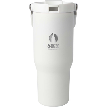 Logo trade business gift photo of: Bronx 900 ml RCS recycled stainless steel copper vacuum insulated tumbler with dual function lid