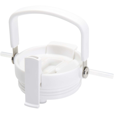 Logo trade business gifts image of: Bronx 900 ml RCS recycled stainless steel copper vacuum insulated tumbler with dual function lid