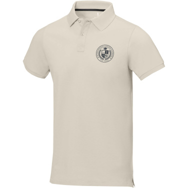 Logo trade promotional giveaways picture of: Calgary short sleeve men's polo
