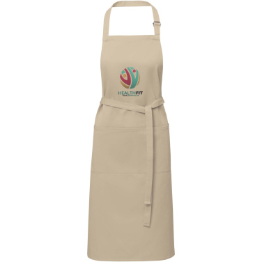 Logo trade promotional giveaway photo of: Andrea 240 g/m² apron with adjustable neck strap