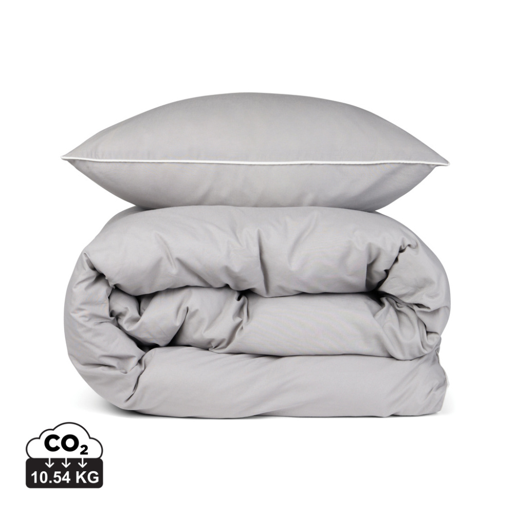 Logotrade promotional product picture of: VINGA Marston OCS organic cotton bed linen, 4 pcs set