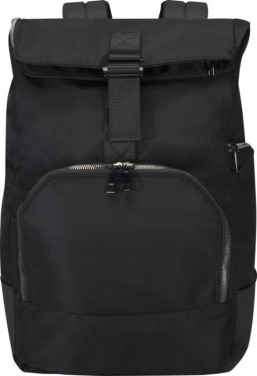 Logotrade promotional item picture of: Rhine 15” GRS recycled rolltop backpack 18L