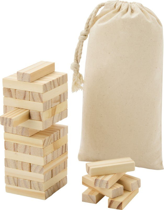 Logotrade promotional merchandise picture of: Jumble wooden toppling tower game