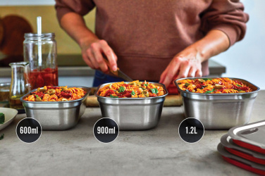 Logo trade promotional gifts picture of: Black+Blum Mealprep Box 3pcs Set Small, Medium, Large