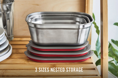 Logo trade business gift photo of: Black+Blum Mealprep Box 3pcs Set Small, Medium, Large