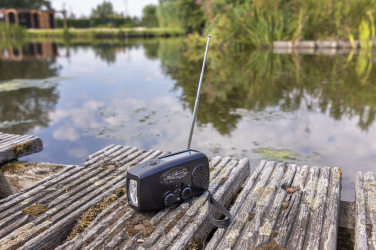 Logotrade promotional gift picture of: RescueWave RCS recycled plastic emergency radio