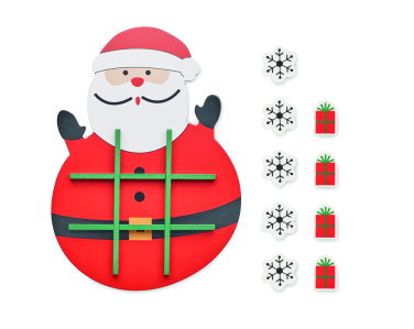 Logotrade promotional merchandise picture of: Christmas wooden tic tac toe
