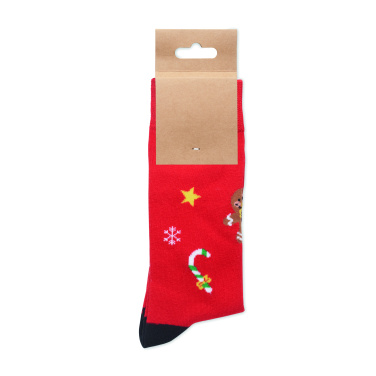 Logo trade business gift photo of: Pair of Christmas socks M