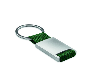 Logotrade business gift image of: Metal rectangular key ring Espoo