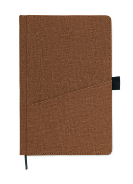Logo trade promotional product photo of: A5 notebook PU front pocket