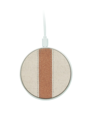 Logotrade promotional gift image of: Cork wireless charger 15W
