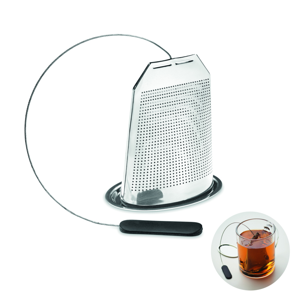 Logo trade promotional merchandise photo of: Tea infuser in stainless steel