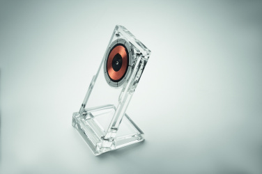 Logo trade corporate gifts picture of: Acrylic wireless charger 15W