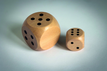 Logotrade advertising product picture of: Schima wooden dice 3cm dia