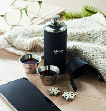 Logotrade promotional items photo of: Hip flask with shot cups