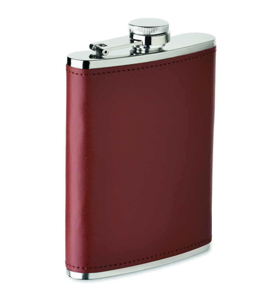 Logo trade promotional gift photo of: Slim hip flask 200 ml