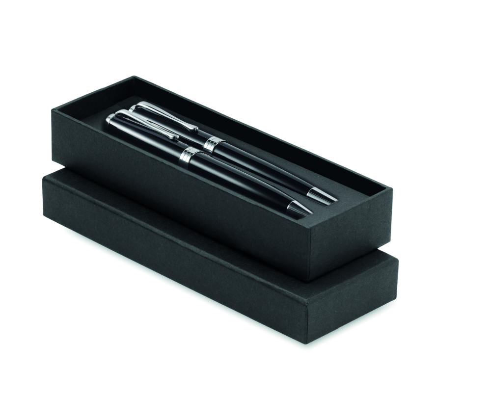 Logotrade promotional item picture of: Ball pen and roller set
