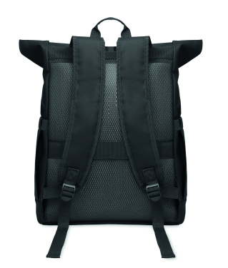 Logo trade promotional products picture of: Rolltop laptop rucksack 600D