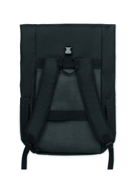 Logotrade advertising product image of: Rolltop laptop rucksack 600D