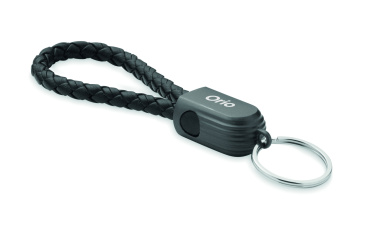 Logo trade corporate gifts image of: Key ring loop cable type-C