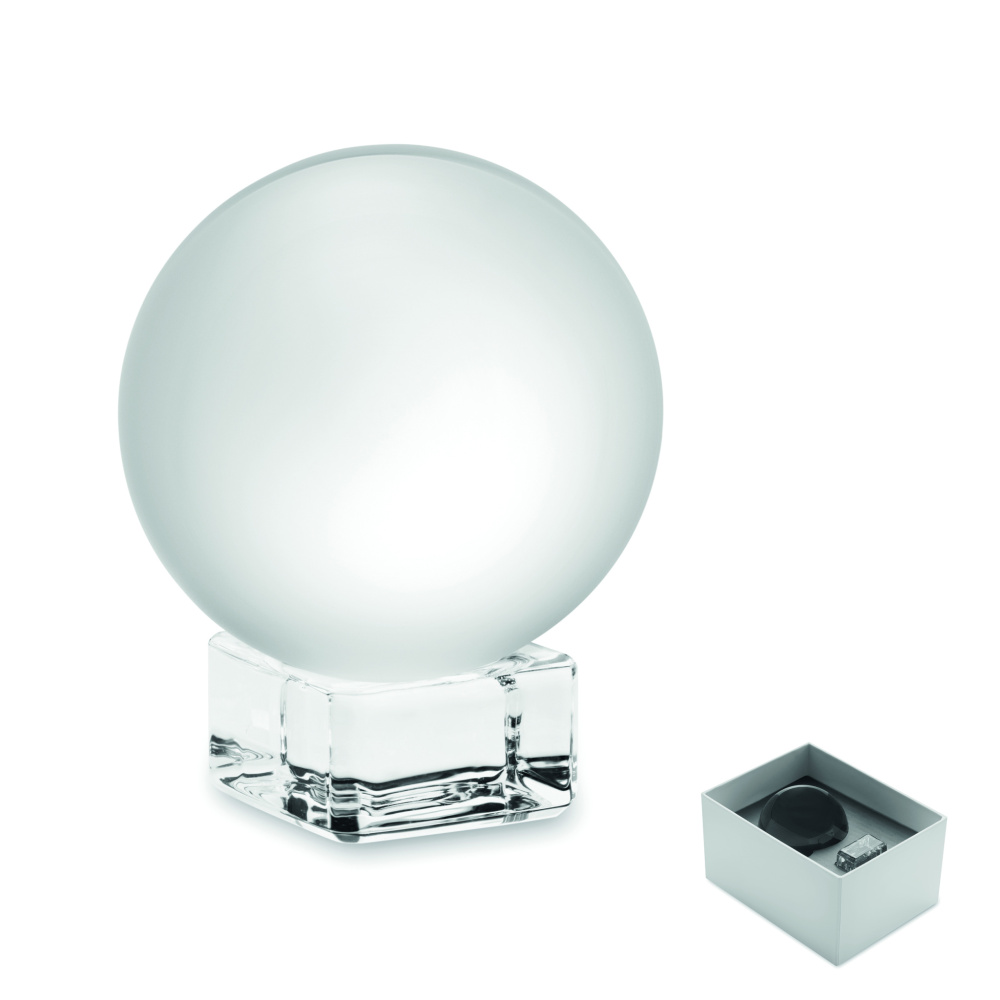 Logotrade promotional item image of: Glass round award