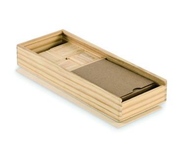 Logo trade promotional product photo of: Domino and cards set