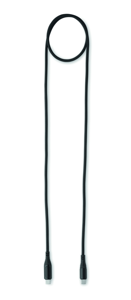 Logo trade business gift photo of: 100W charging cable type-C