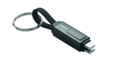 Logo trade promotional giveaways picture of: 60W charging cable keyring