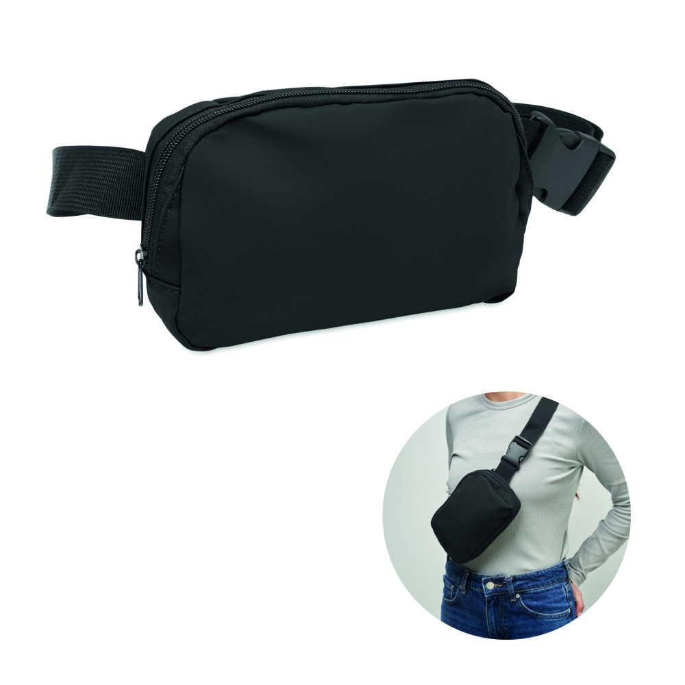 Logo trade promotional gifts picture of: Waist bag in 210D polyester
