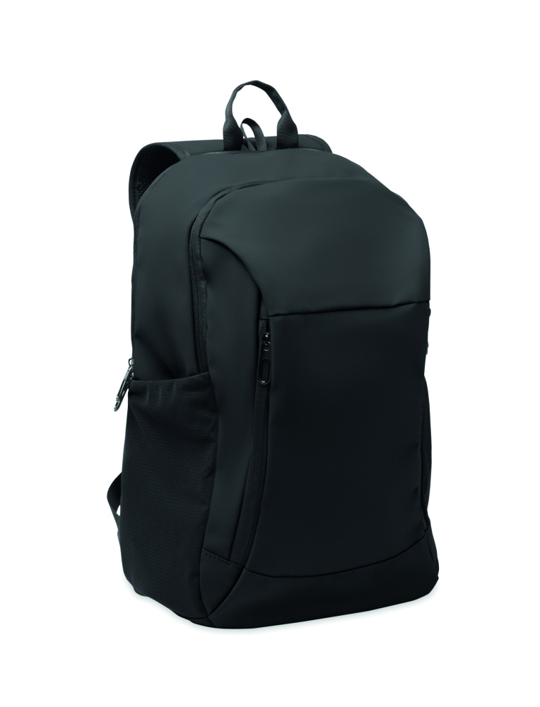 Logo trade promotional giveaway photo of: 15" soft PU laptop backpack