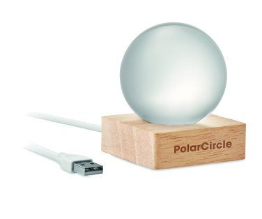 Logo trade promotional product photo of: LED glass ball