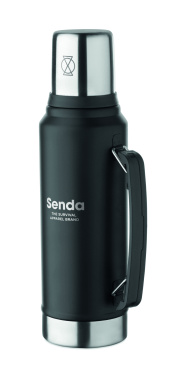 Logo trade promotional items image of: Double wall bottle 1L