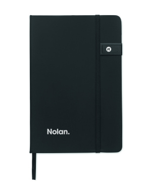 Logo trade corporate gifts image of: A5 notebook w/ integrated USB