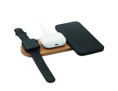 Logo trade promotional product photo of: 3 in 1 15W wireless charger