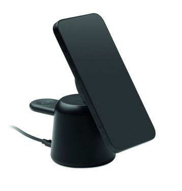 Logotrade business gift image of: 3 in 1 wireless charger 15W