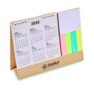Logotrade promotional merchandise photo of: Desk calendar with memo pad
