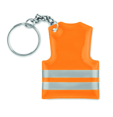 Logo trade promotional items image of: Key ring with reflecting vest Jekabpils