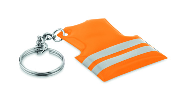 Logotrade corporate gift image of: Key ring with reflecting vest Jekabpils