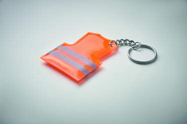 Logo trade promotional gift photo of: Key ring with reflecting vest Jekabpils