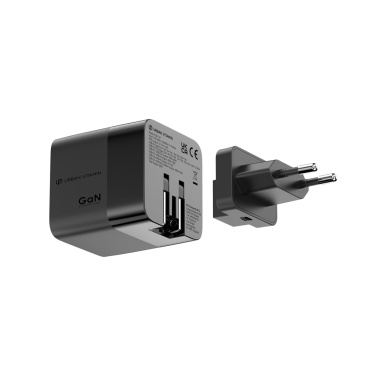 Logo trade promotional items picture of: Urban Vitamin Mendocino 65W GaN charger retractable cable