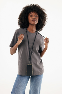 Logo trade corporate gifts picture of: CarryLoop RCS recycled PET adjustable phone holder lanyard