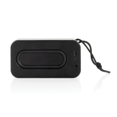 Logo trade promotional gifts picture of: Swiss Peak RCS recycled aluminium 10W bass speaker