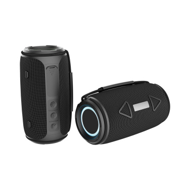 Logo trade promotional gifts picture of: Prisma RCS recycled plastic IPX 4 waterpoof 16W speaker