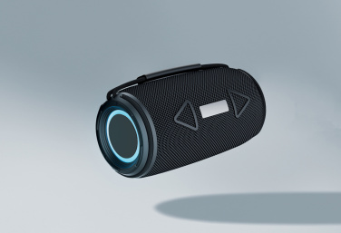 Logo trade corporate gifts image of: Prisma RCS recycled plastic IPX 4 waterpoof 16W speaker