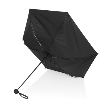 Logo trade corporate gift photo of: 19.5" Aware™ RPET super mini manual 190T Pongee umbrella